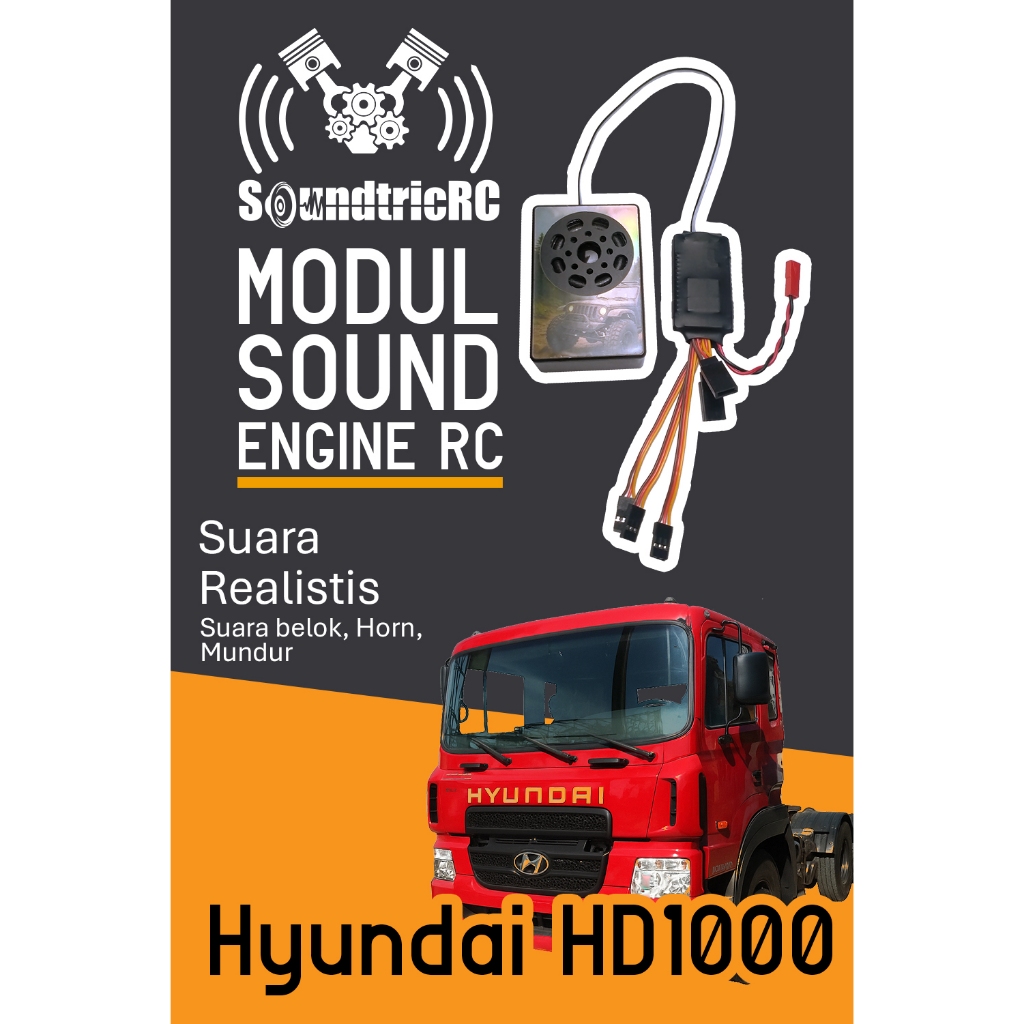 Jual Modul Sound Engine RC Truk Hyundai HD1000 | Shopee Indonesia