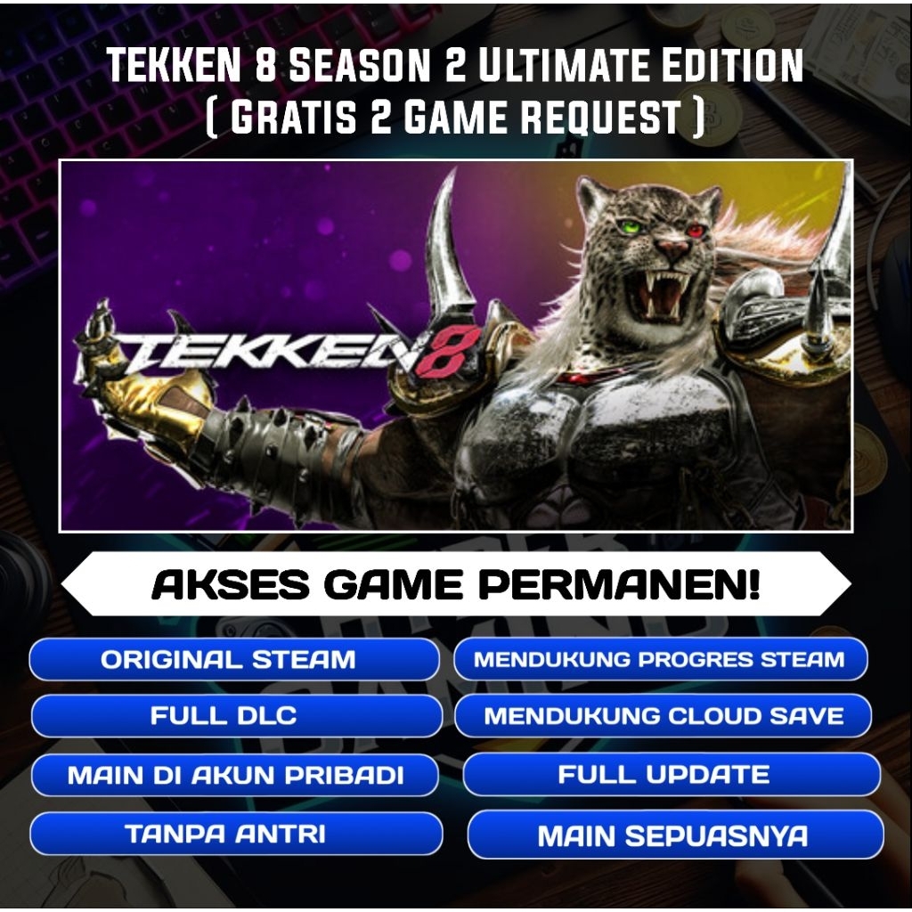 Jual [ FREE 2 GAME REQUEST ] TEKKEN 8 Season 2 Ultimate Edition - Game ...