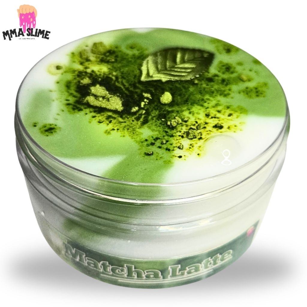 Jual MATCHA LATTE SLIME WATER SLIME MURAH BY MMA SLIME | Shopee Indonesia