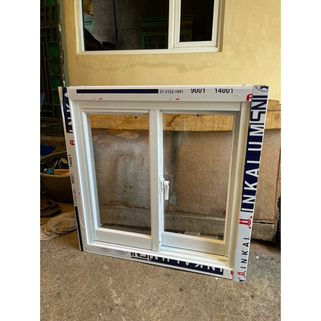 Jual jendela sliding geser sleding alumunium kanan kiri T60 x L60 BAHAN ...