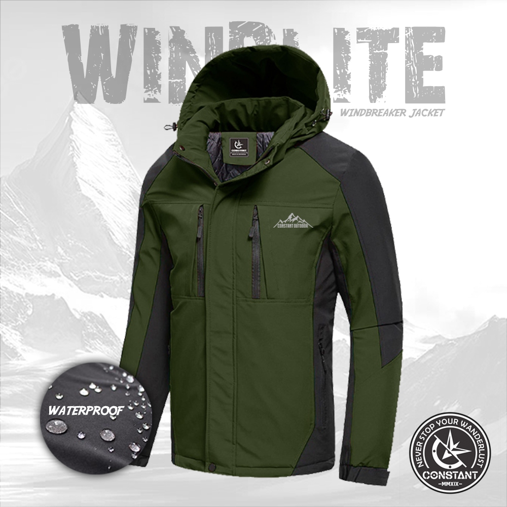 Jual Constant Jaket Gunung Parasut Pria Waterproof Anti Air