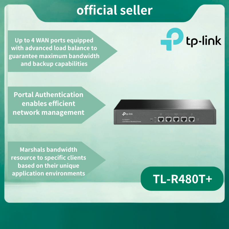 Jual TP-LINK OMADA TL-R480T+ Multi-WAN Load Balance Router | Shopee ...