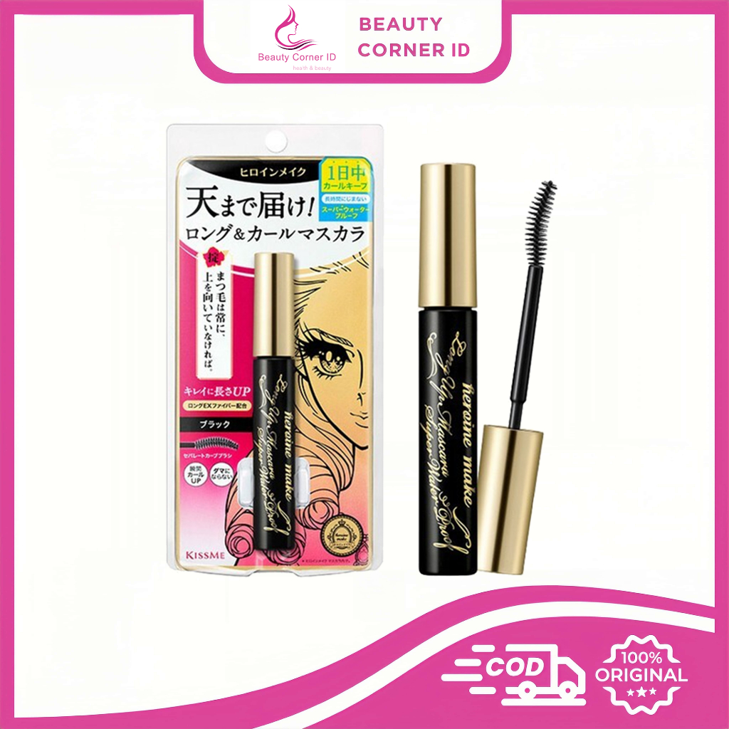 Jual Kiss Me Make Volume/Long Up Mascara Super Waterproof Maskara Bulu ...