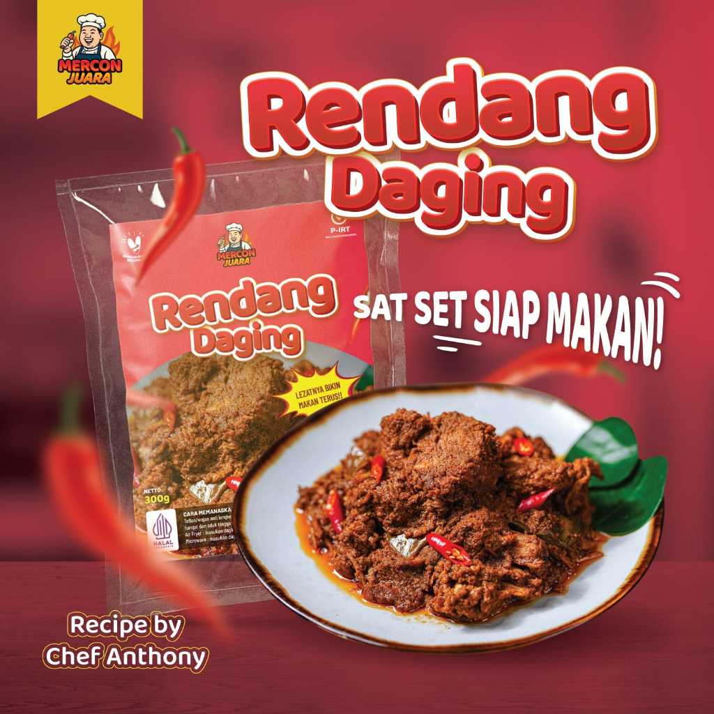 Jual Rendang Daging by Chef Anthony | Shopee Indonesia