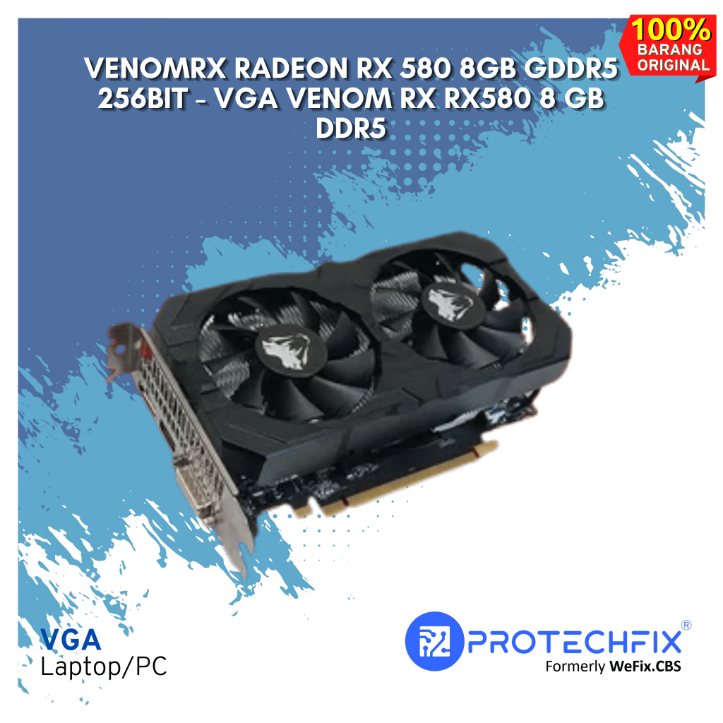 Jual VenomRX Radeon RX 580 8GB GDDR5 256Bit - VGA Venom RX RX580 8 GB ...