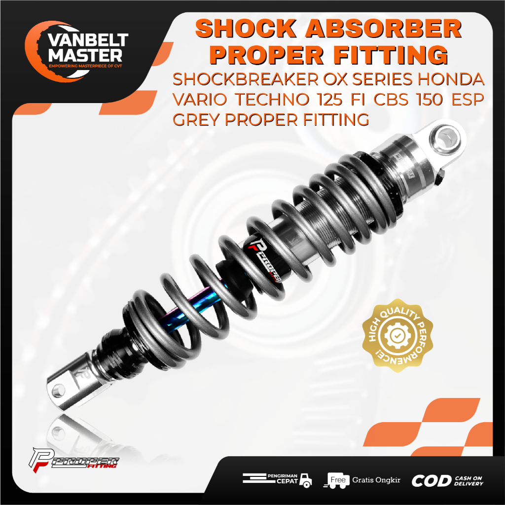 Jual PROPER Shock Shockbreaker Sok Belakang Vario 125 150 Fi eSP KZR ...
