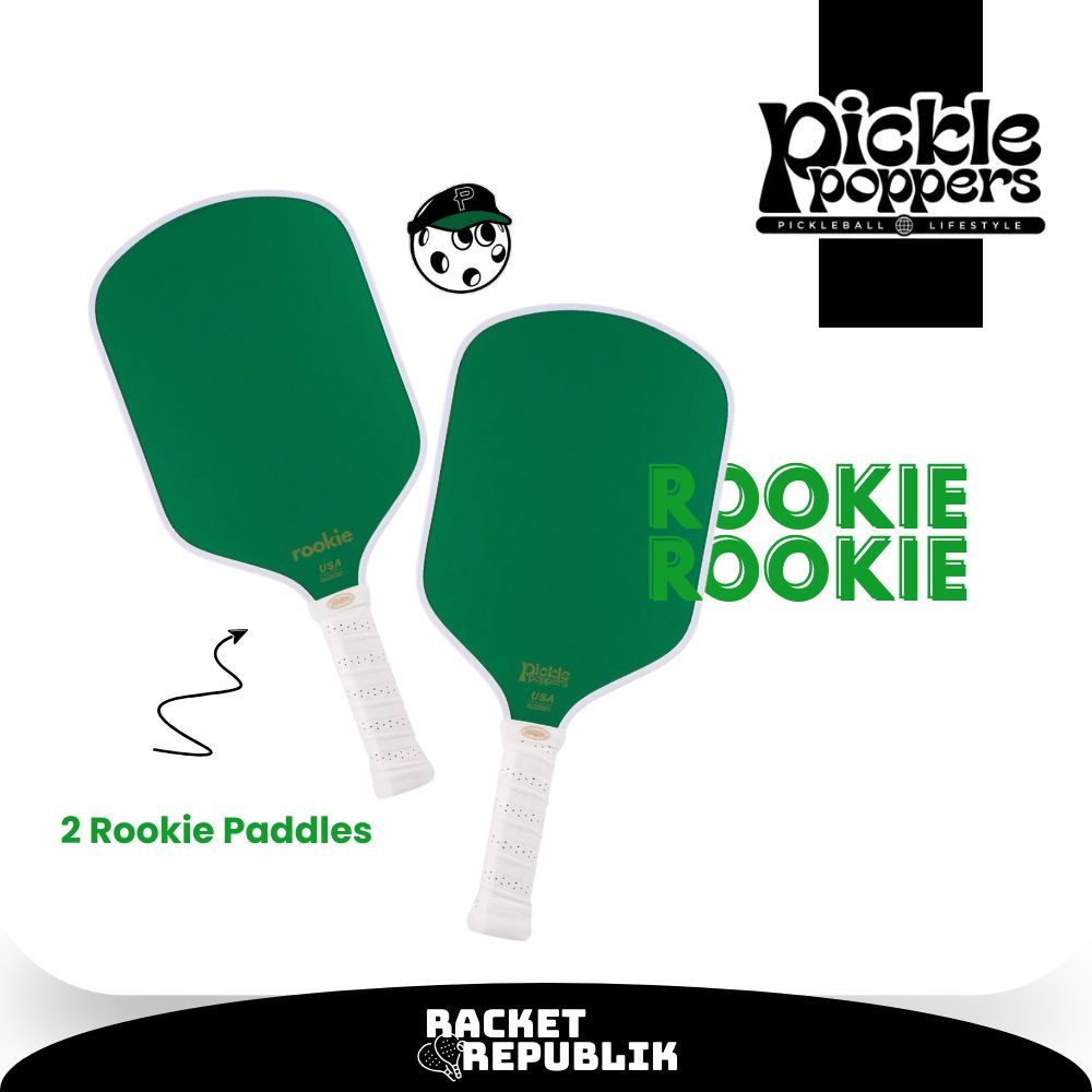 Jual PICKLE POPPERS POP N ROOKIE Pickleball Paddle Rackets - Paddle Set ...