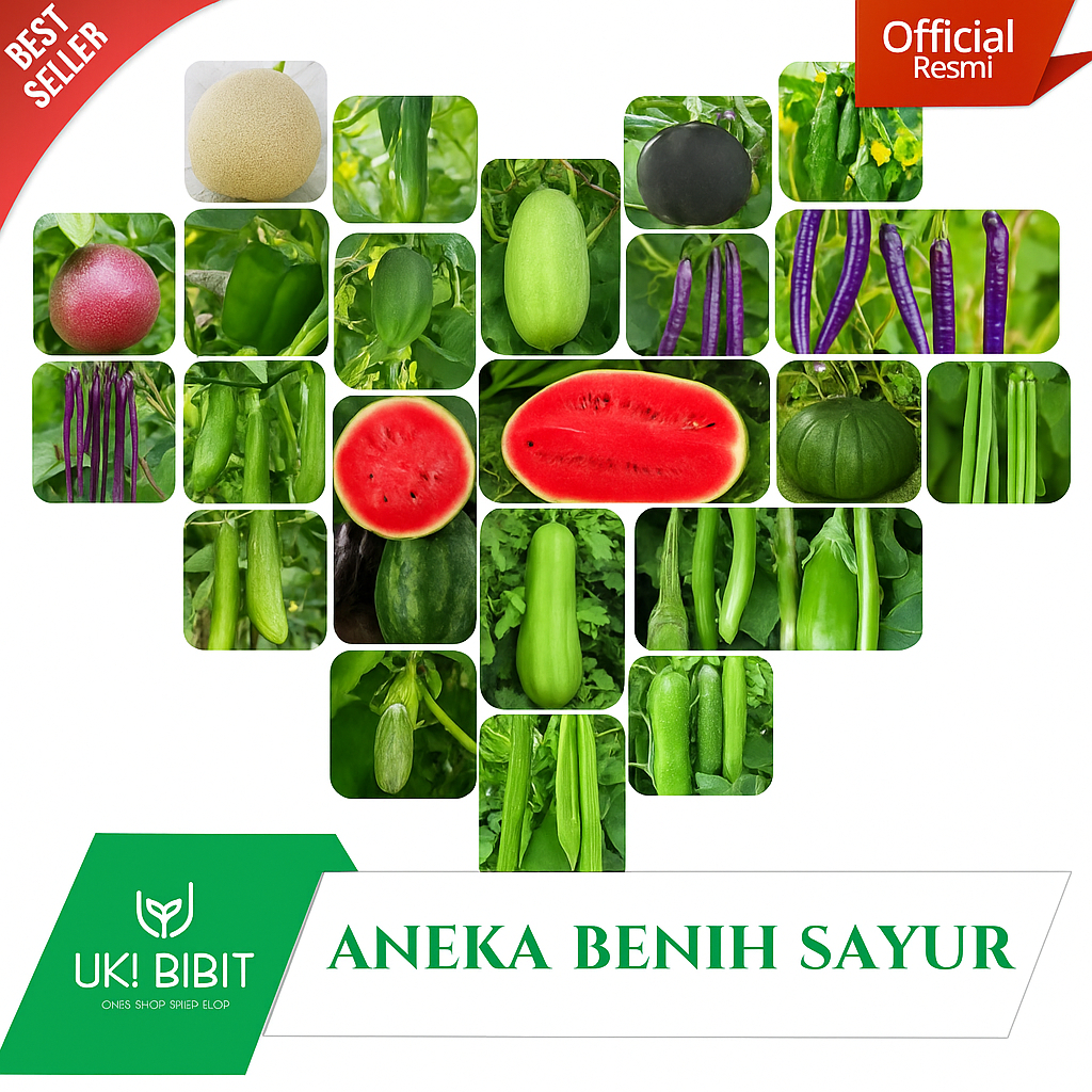 Aneka Macam Benih Biji Sayuran & Buah Tipe Merambat | Varian Terlengkap Siap Semai