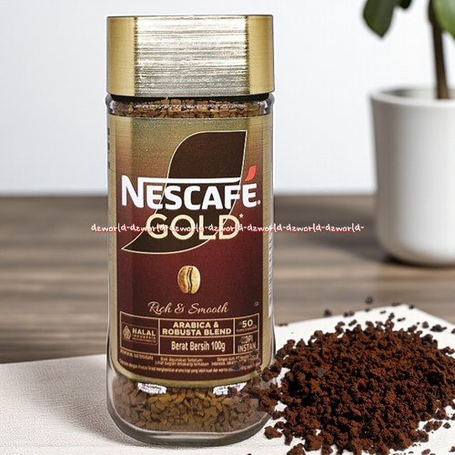 Jual Nescafe Gold 100gr Rich & Smooth Arabica Robusta Blend Kemasan ...