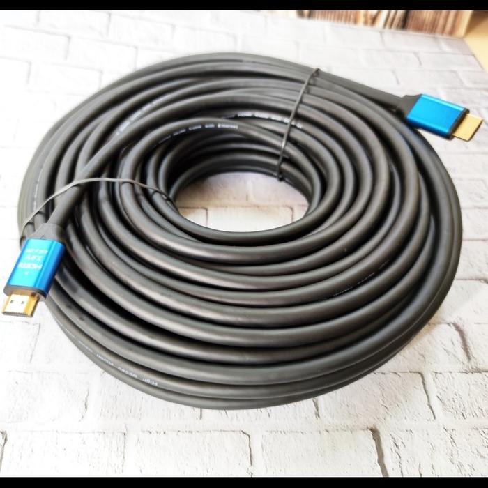 Jual KABEL HDMI 20M V.2.0 ULTRA HD 4K HIGH QUALITY / HDMI 20 METER ...