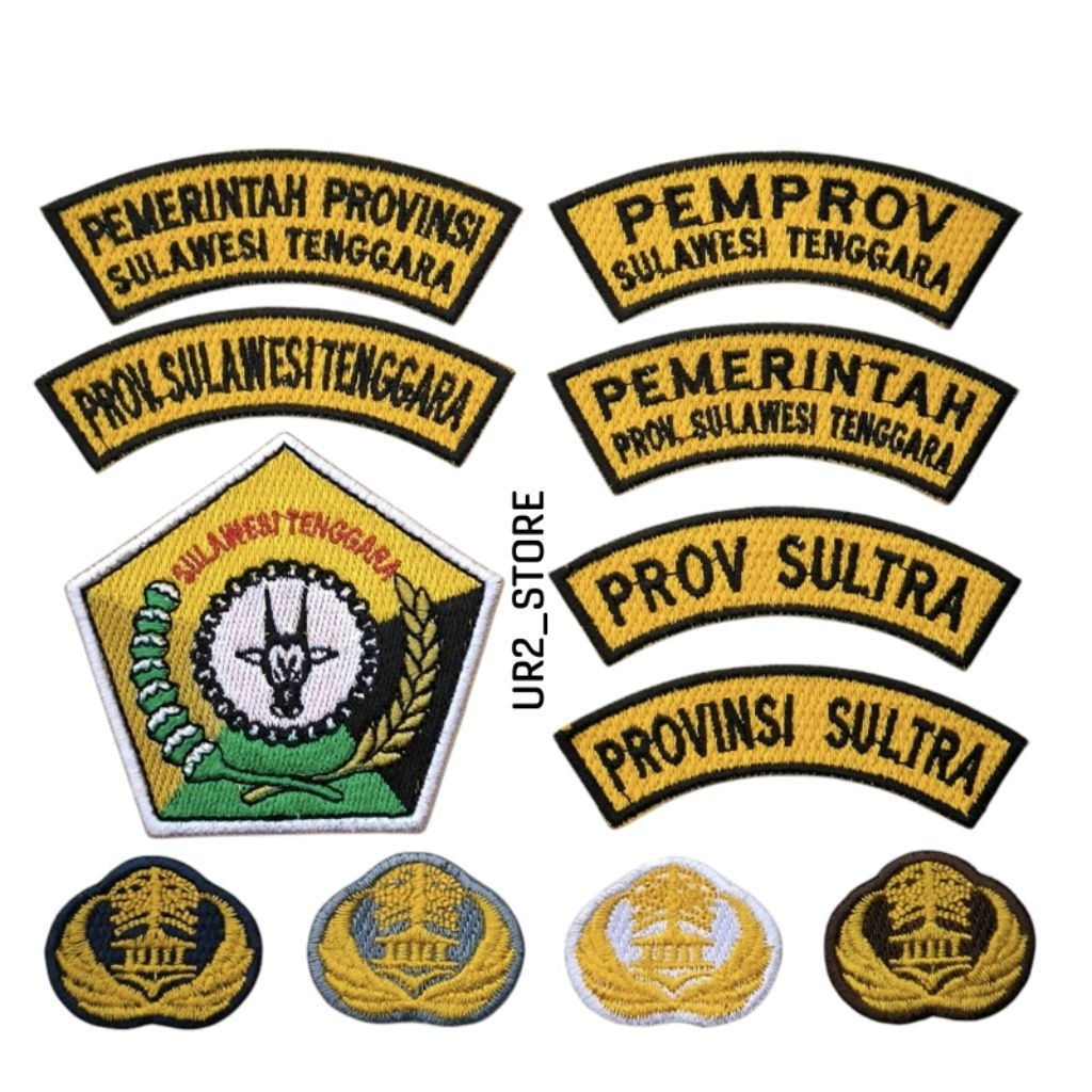 Jual BORDIR BADGE EMBLEM ATRIBUT ASN PNS LOGO PROVINSI SULAWESI ...