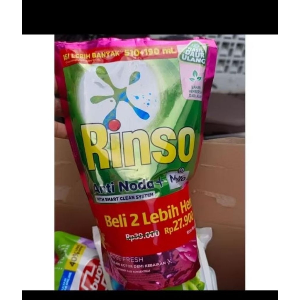 Jual Rinso cair 510 + 110ml | Shopee Indonesia
