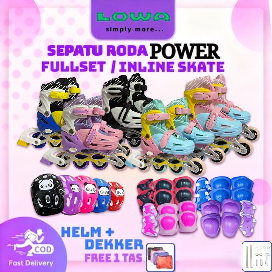 Jual LOWA Sepatu Roda Anak 4 Roda TERBARU - BISA DISUSUTKAN, Aman ...