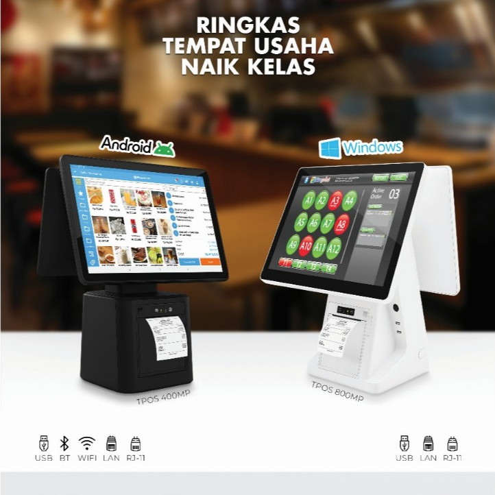 Jual Terminal POS 400 (1 Layar) - Kasir All In One Quad Core ARM Cortex ...