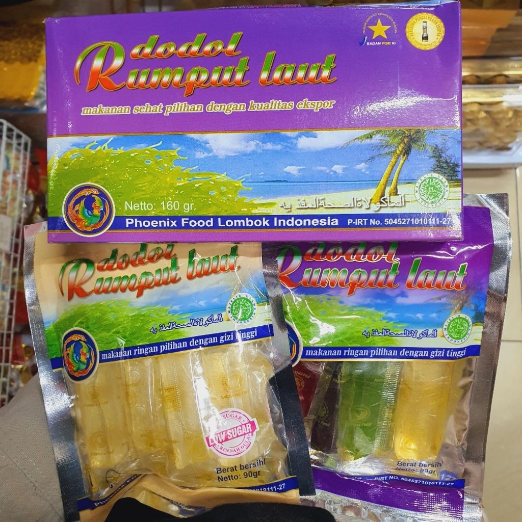 Jual dodol rumput laut 90gr/160gr | Shopee Indonesia