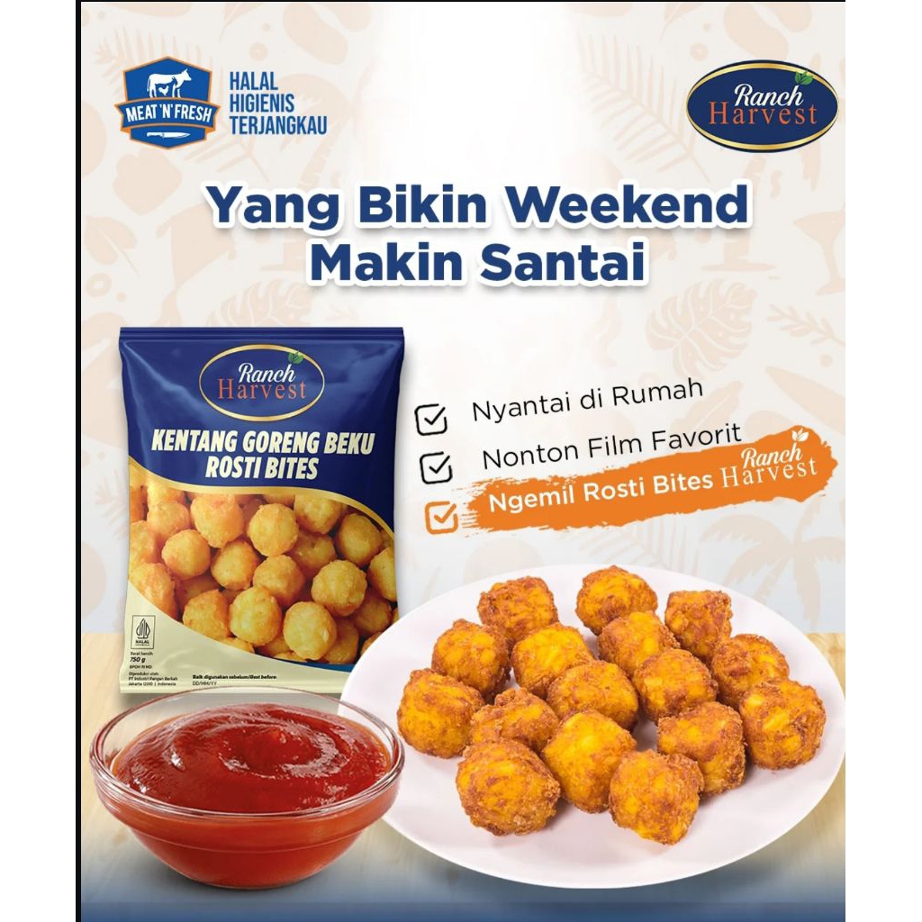 Jual ranch harvest rosti bites kentang goreng | Shopee Indonesia