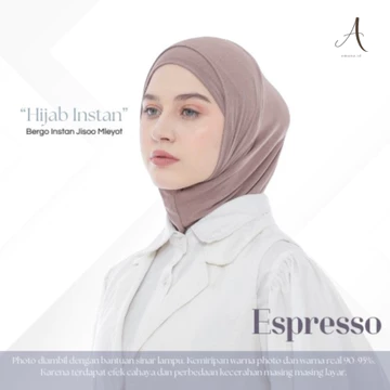 Hijab Instan Bergo Huma Bahan Kaos Rayon Cooltech Meleyot Pashmina Top Bisa Empat Model Size M