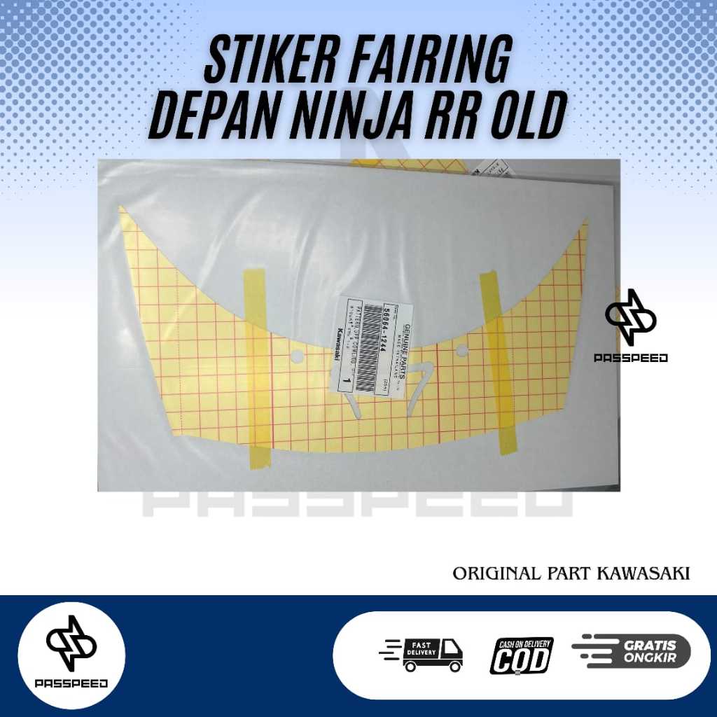 Jual STIKER FAIRING DEPAN NINJA RR OLD ORIGINAL | Shopee Indonesia
