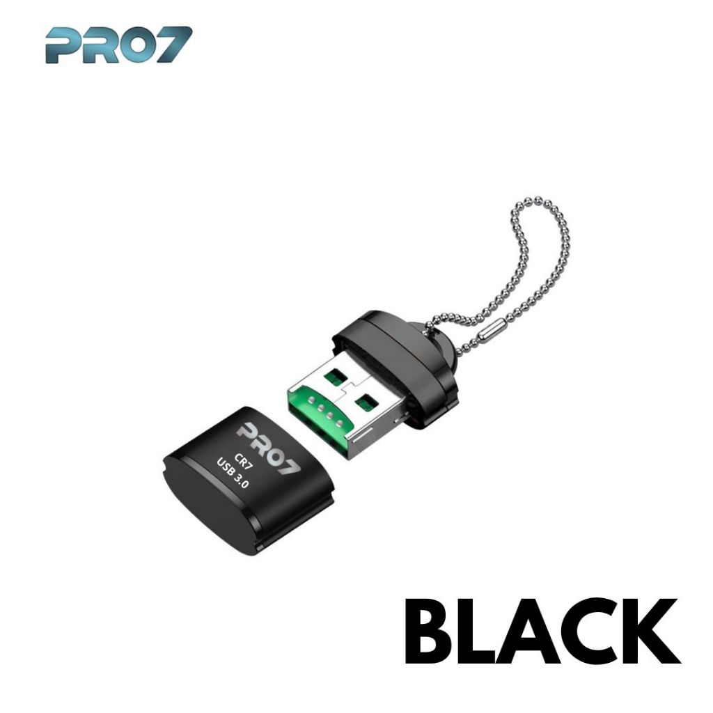Jual card reader pro7 micro mini metal plus gantungan | Shopee Indonesia