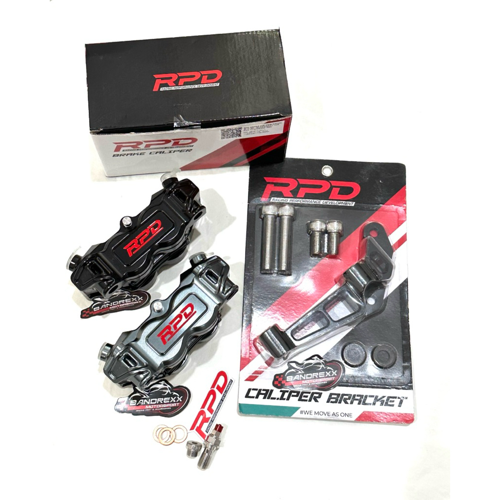 Jual Paket Kaliper RPD Genesis Radial 4 Piston +Breket RPD Vector For ...