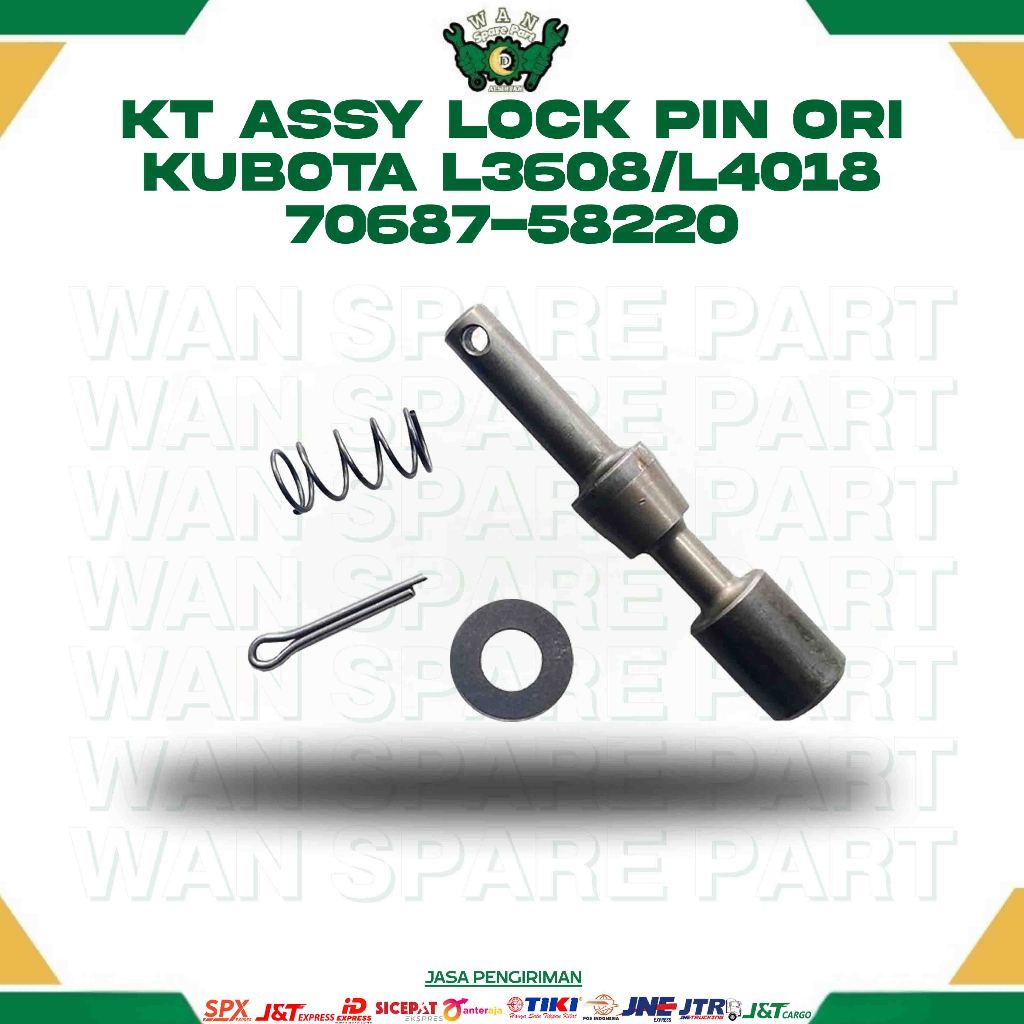 Jual KT ASSY LOCK PIN ORI KUBOTA L3608/L4018 70687-58220 FOR TRAKTOR 4 ...