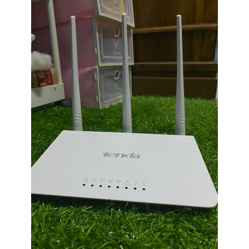 Jual Router Tenda F3 Wireless WiFi 300Mbps (Bisa PPPoE Cocok RT/RW NET ...