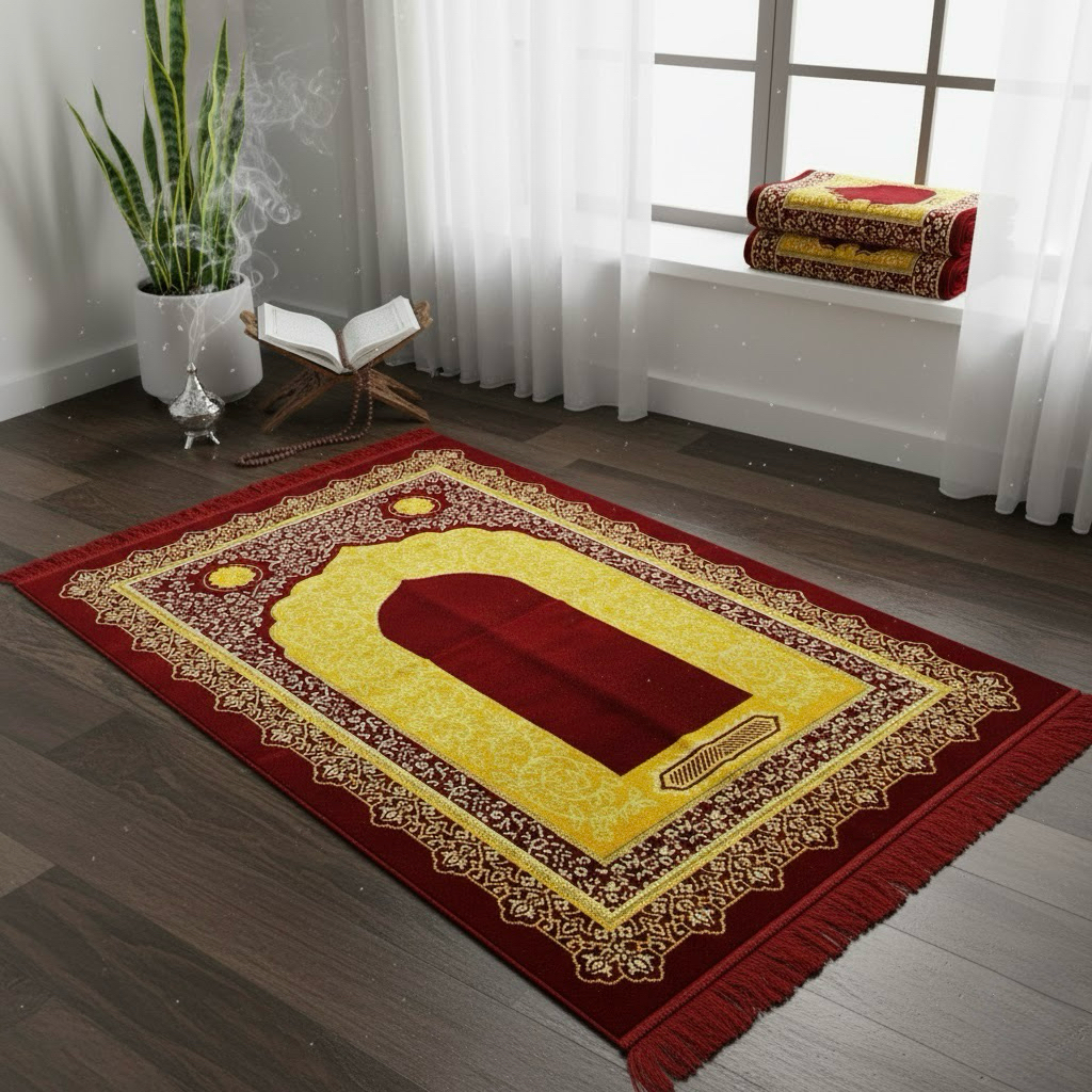 Sajadah Dewasa Bludru Halus Dan Lembut Uk 70*110 cm Terbaru