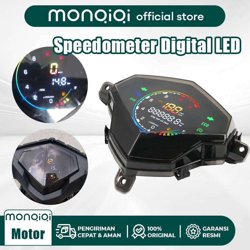 Jual Speedometer Digital LED For Yamaha Mio M3 Mio Mio Z PNP Indikator ...