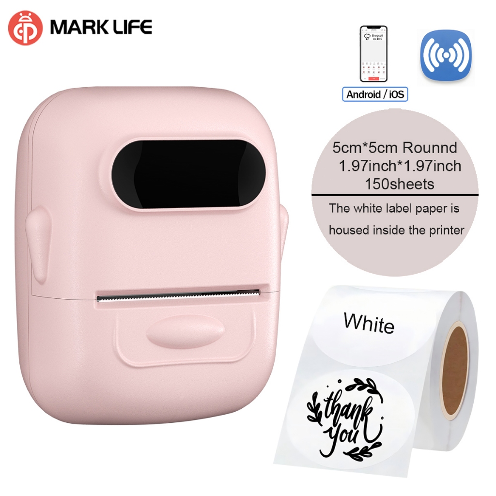 Jual Marklife P50 Label Printer Portable Mini Thermal Printer For Price ...