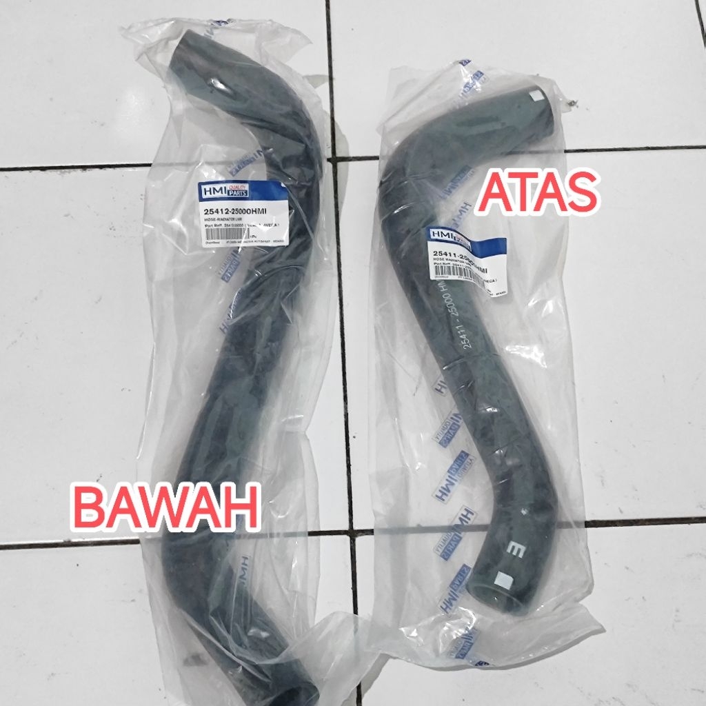 Jual Selang hose Radiator ATAS / BAWAH Hyundai Accent Verna Avega ...