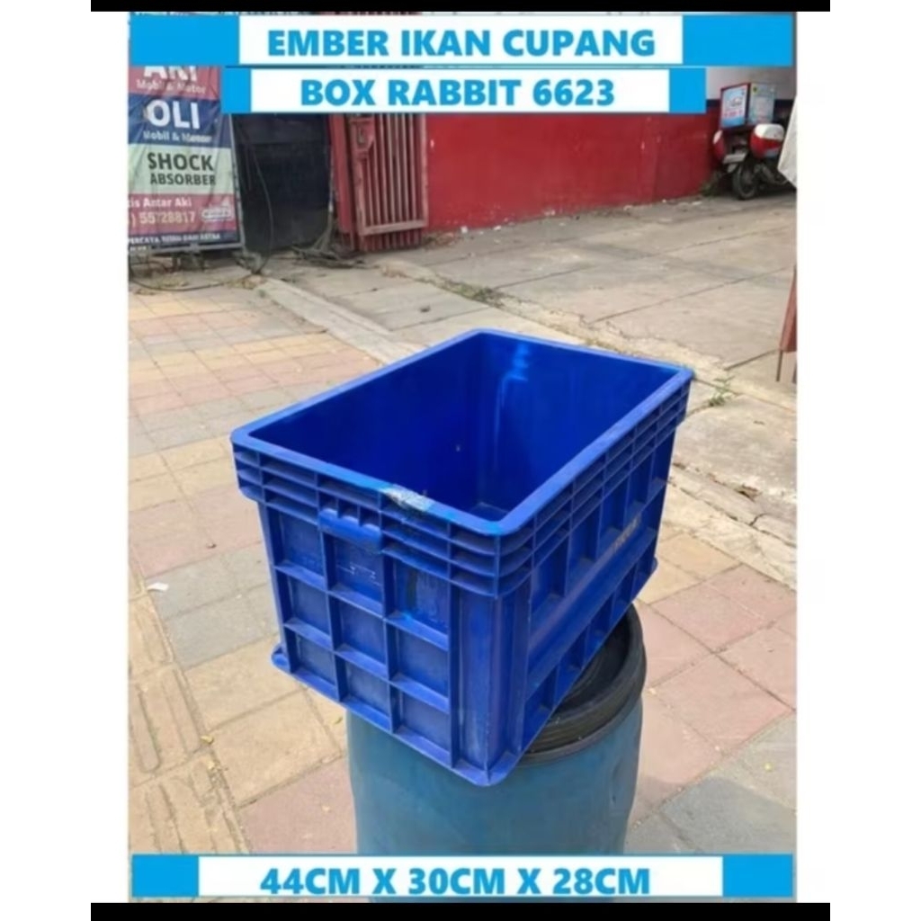 Jual box rabbit 6623 Uk P. 44 L.30 T. 28cm (bekas berkualitas) | Shopee ...