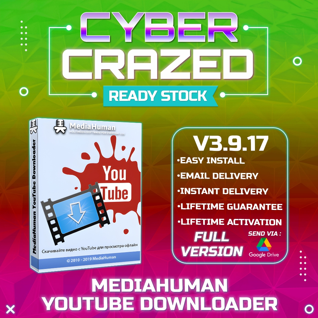 Jual MediaHuman YouTube Downloader 3.9.17 (3010) Full Version (Versi ...