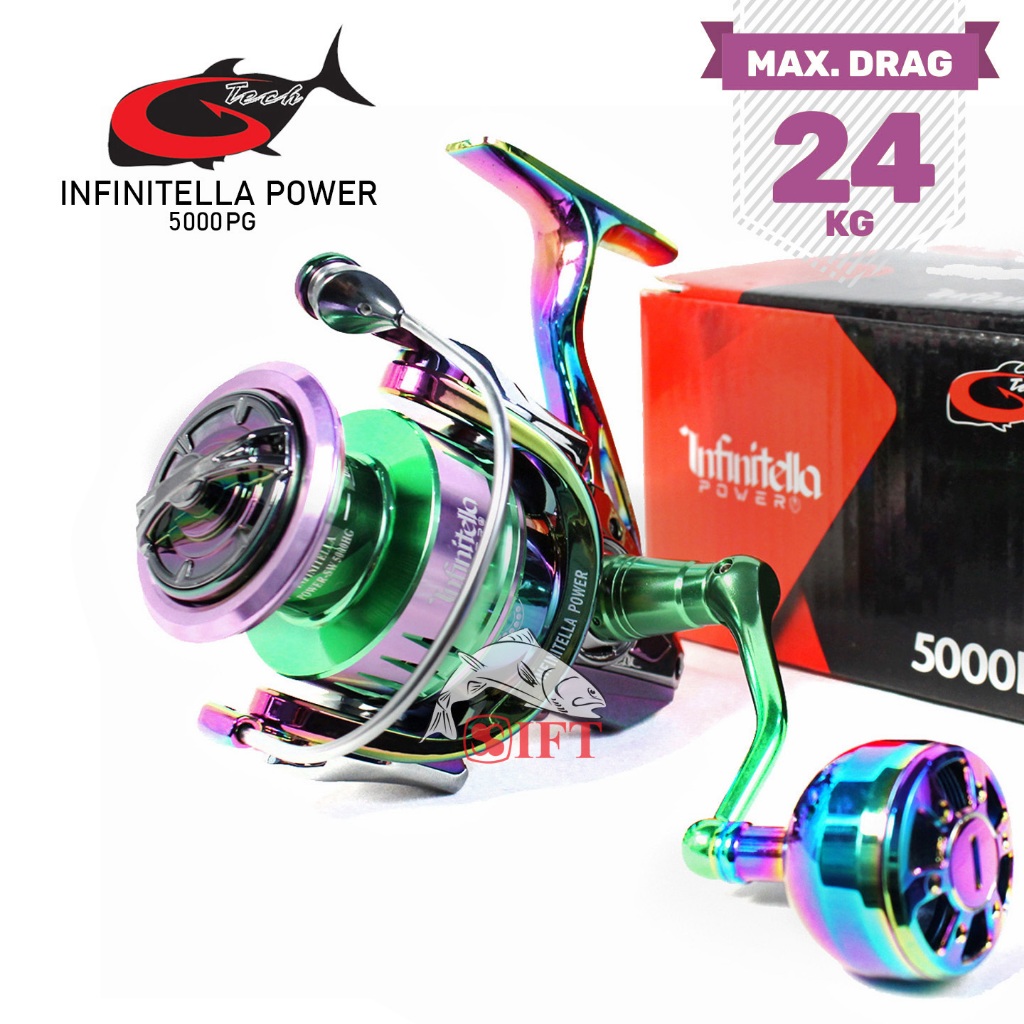 Jual Reel G-TECH INFINITELLA POWER SW 3000 4000 5000 HG PG | Power ...