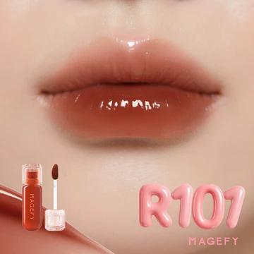 10 Lip Gloss Cermin Kilau Transparan Transferproof Tahan Lama Tint Lips Ringan Melembapkan