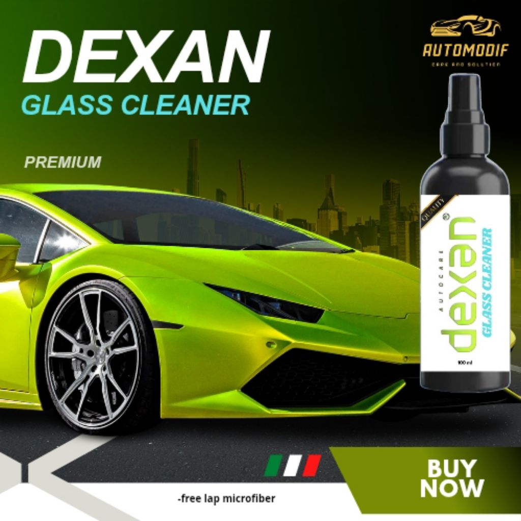 Jual Dexan Glass Cleaner 250ml Pembersih Jamur kaca dan baret halus Car ...