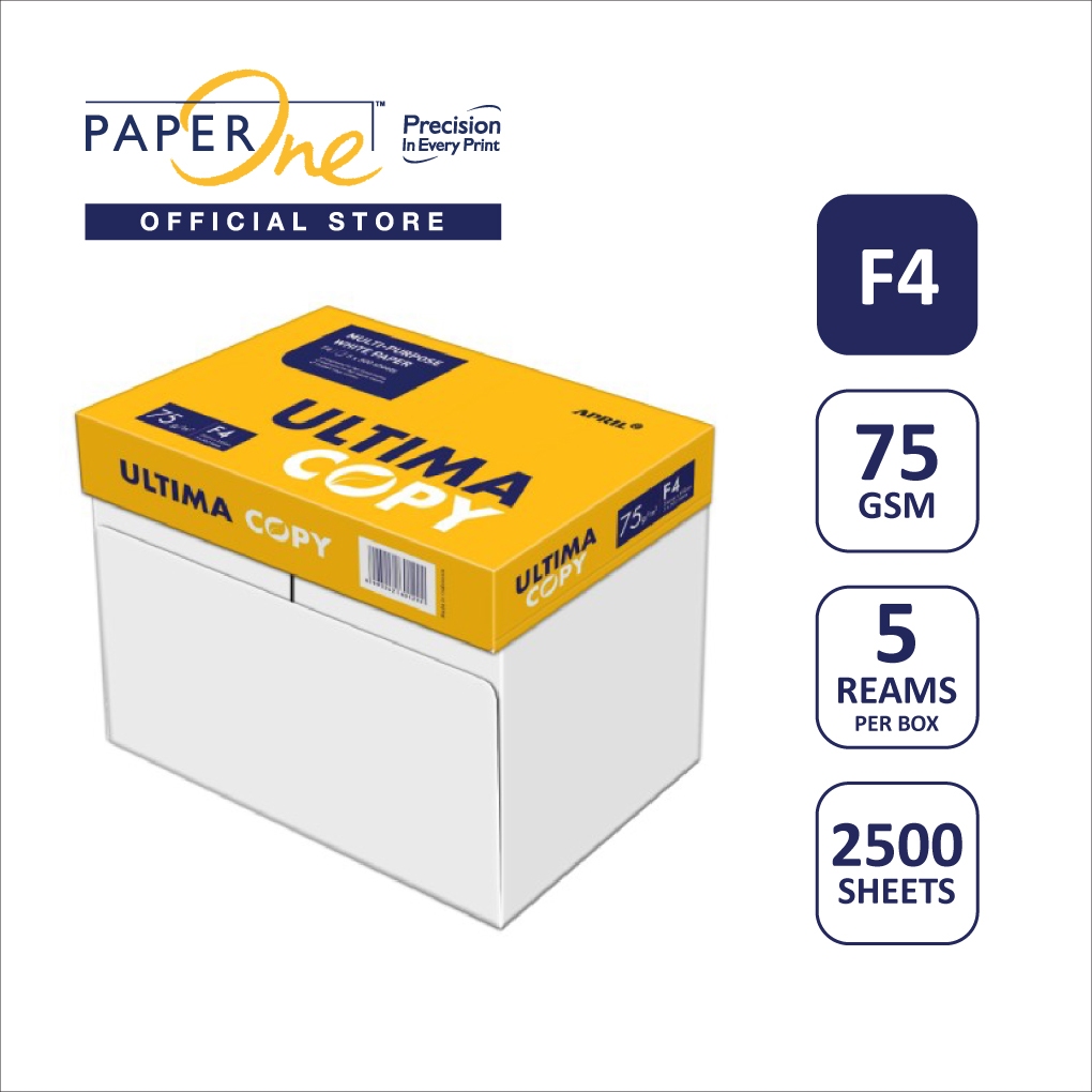 Ultima F4 75gr Copier 1 BOX (2500 lembar) Kertas HVS