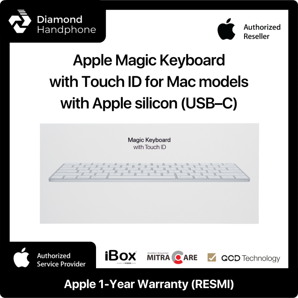 Jual Apple Magic Keyboard with Touch ID for Mac models with Apple chip ...