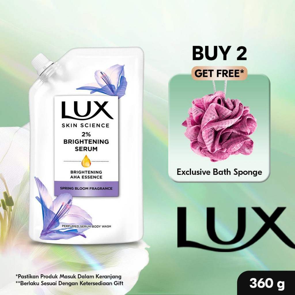 Jual [NEW!] LUX Skin Science Spring Bloom Body Wash Pouch 360G | Shopee ...