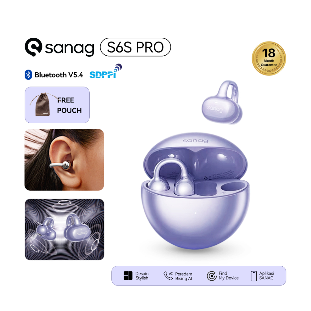 sanag S8S AI ワイヤレスイヤホン ブルー sanag S8S AI ワイヤレスイヤホン ブルー sanag S6S TWS Bluetooth