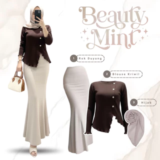 Outfit Hijab Kekinian Rok Duyung Blouse Bella