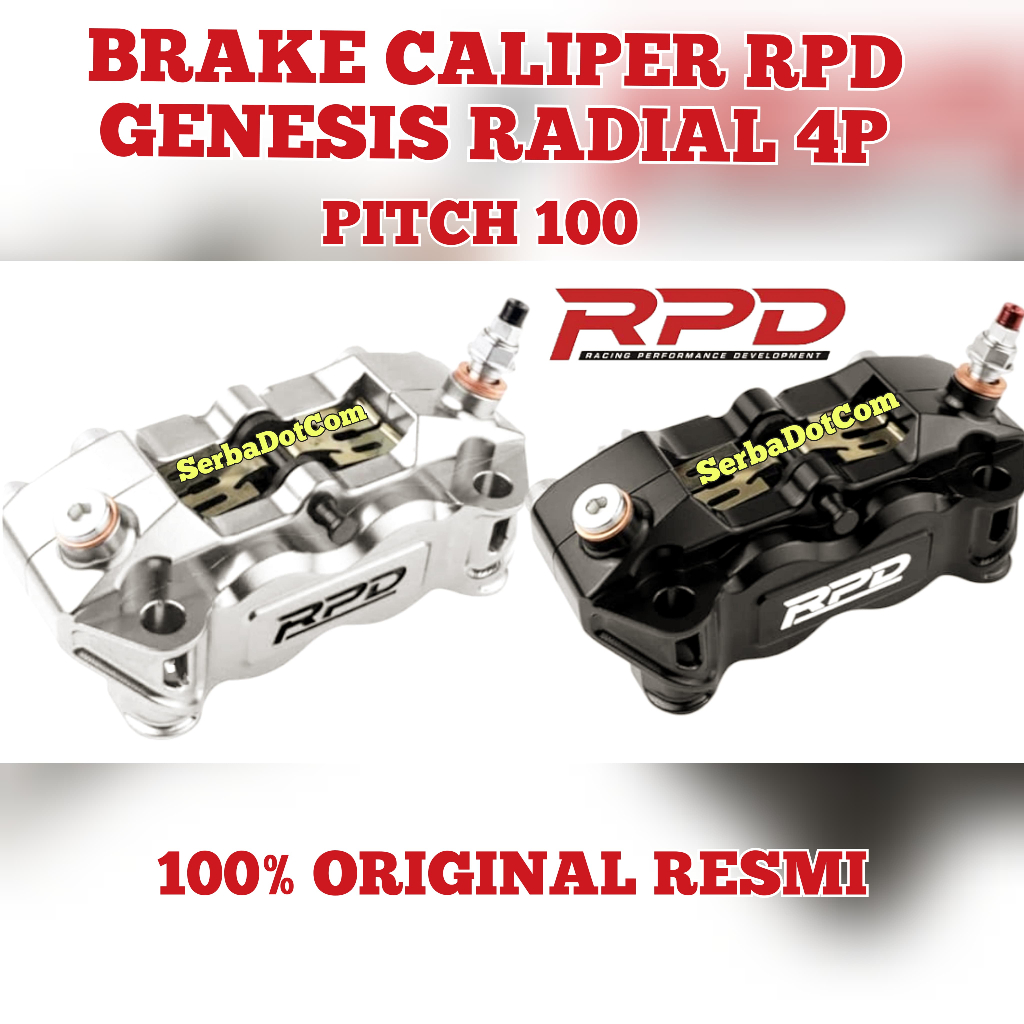 Jual KALIPER CALIPER CAKRAM RPD ORIGINAL GENESIS SERIES 4P 4 PISTON ...