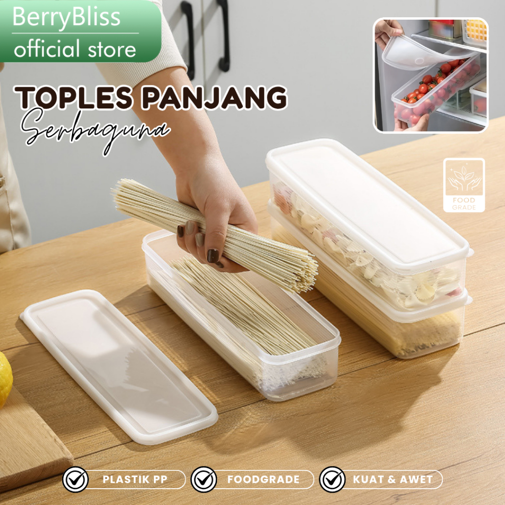 Jual BerryBliss - Toples Plastik Panjang Serbaguna Wadah Plastik ...
