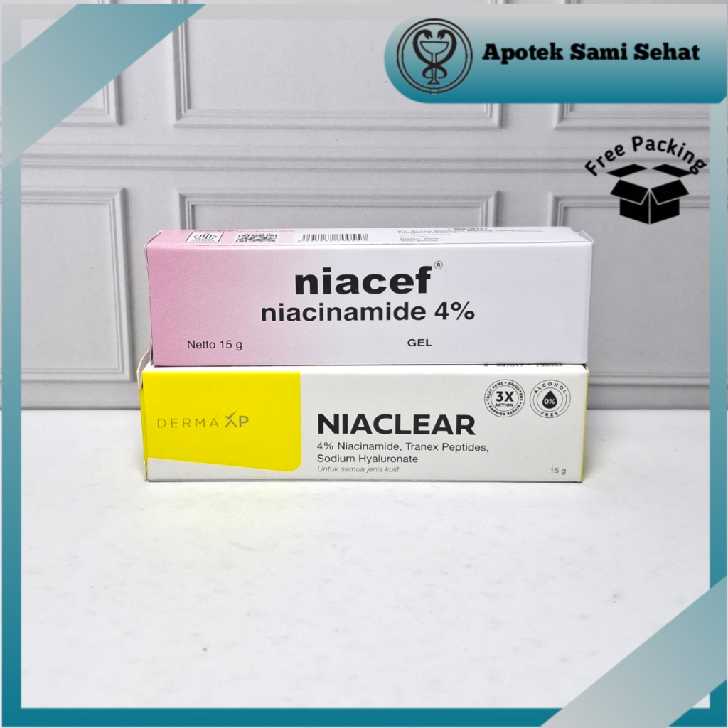 Jual Paket 1 NN Bundling Niacef 4% + Niaclear 4% (Niacinamide Gel ...