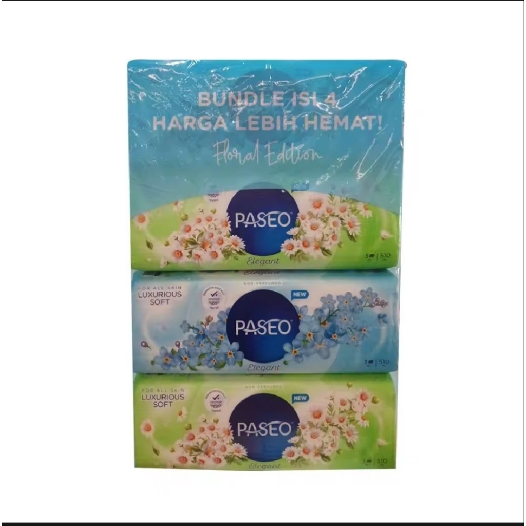 Jual Paseo Elegant Facial Soft Tissue Premium Tisu Super Lembut Halus ...