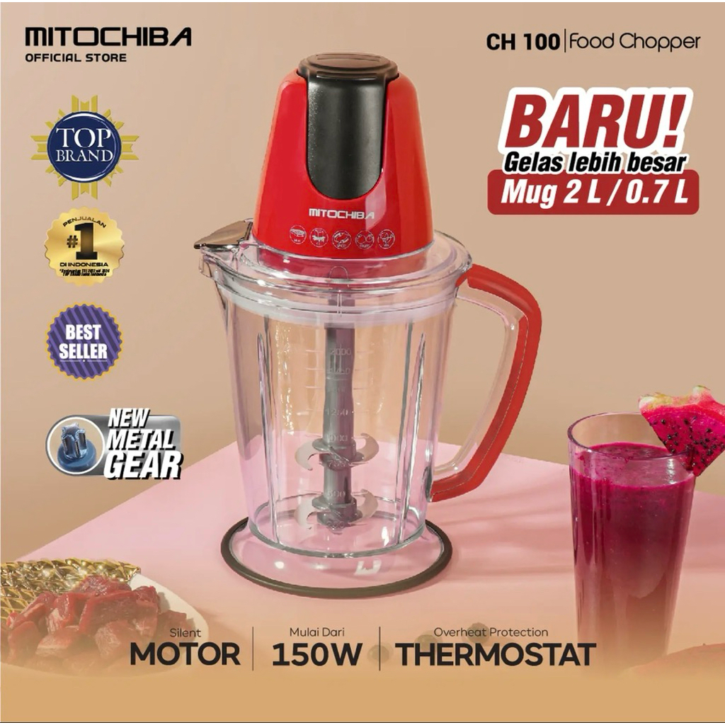 Jual MITOCHIBA CHOPPER Multifungsi CH100 New Upgrade | Shopee Indonesia