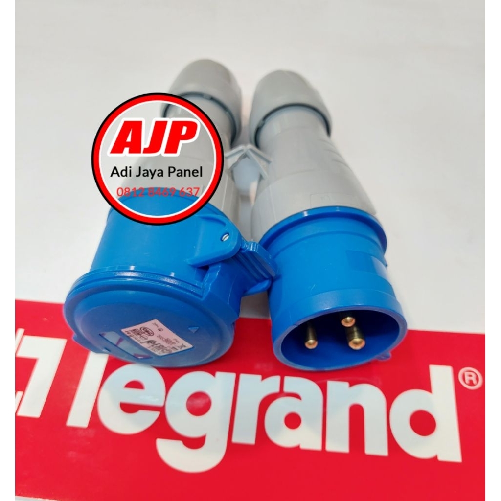 Jual 1set mobile mounting legrand 16a 3pin 1ph ip44 kode 555104 ...