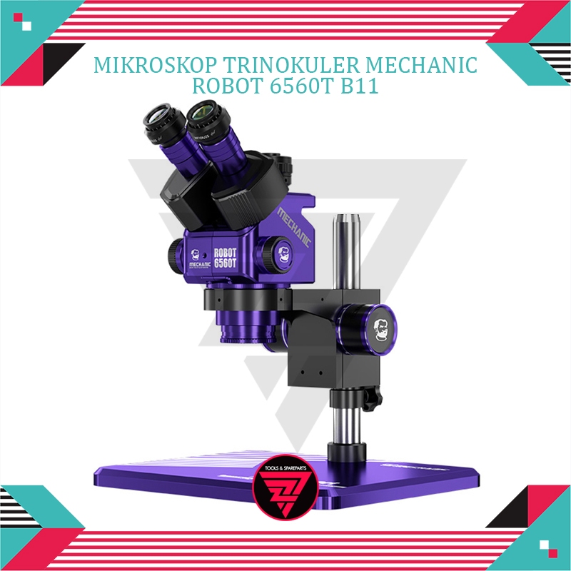 Jual Mikroskop Trinokuler Mecanic Robot 6560T B11 / Mekanic robot 6560t ...