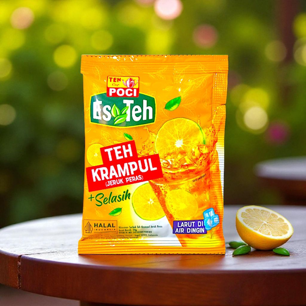 Jual ES TEH KRAMPUL + SELASIH [1 RENTENG Isi 10 Sachet] - Teh Cap Poci ...