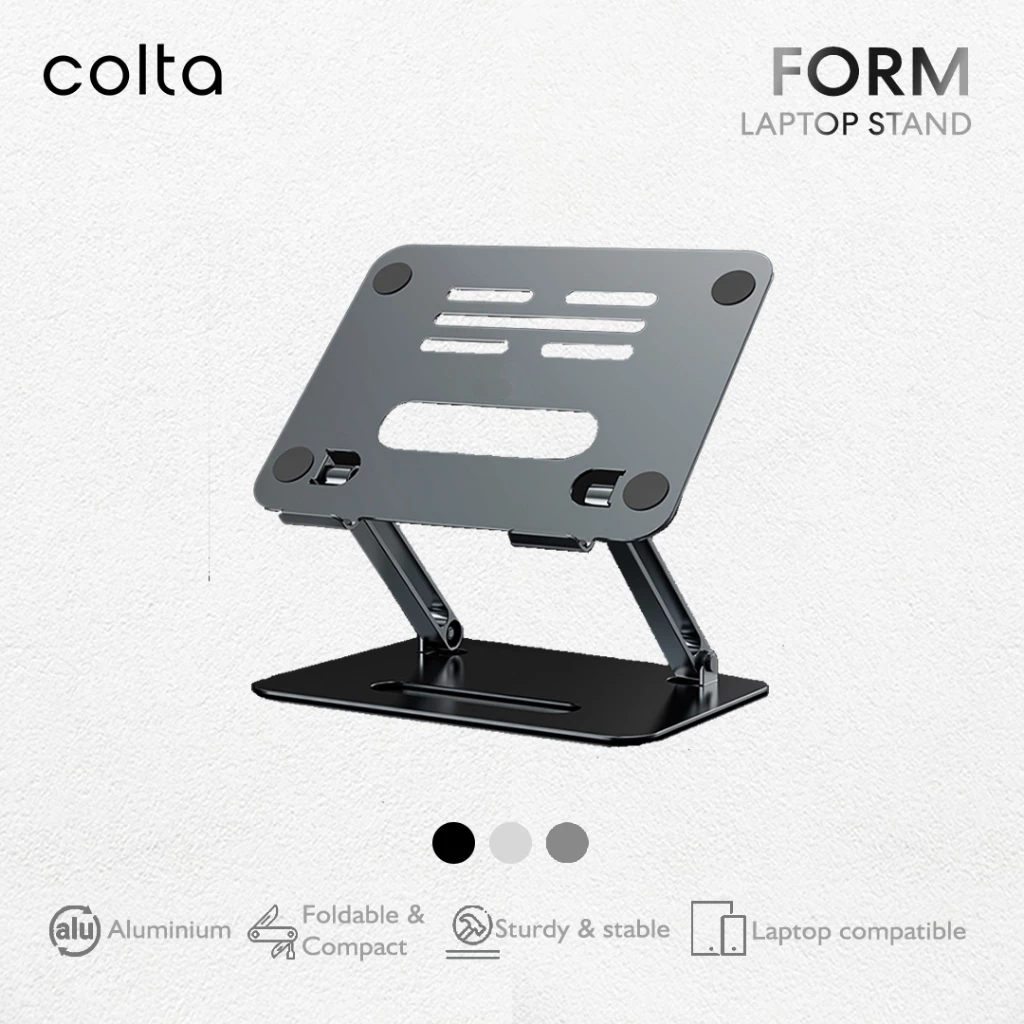 Colta Form Laptop Stand Holder Aluminium / Dudukan / Bracket - foto 1