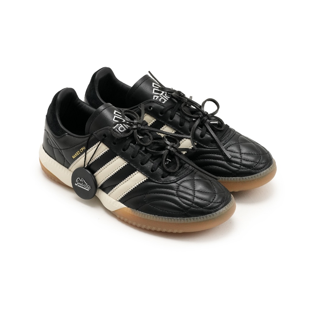 adidas gazelle silver green womens Adidas - Samba Millennium Sneaker in Core Black & White